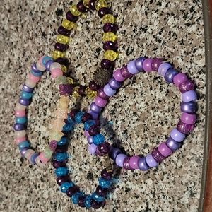 Kandi rave bracelets